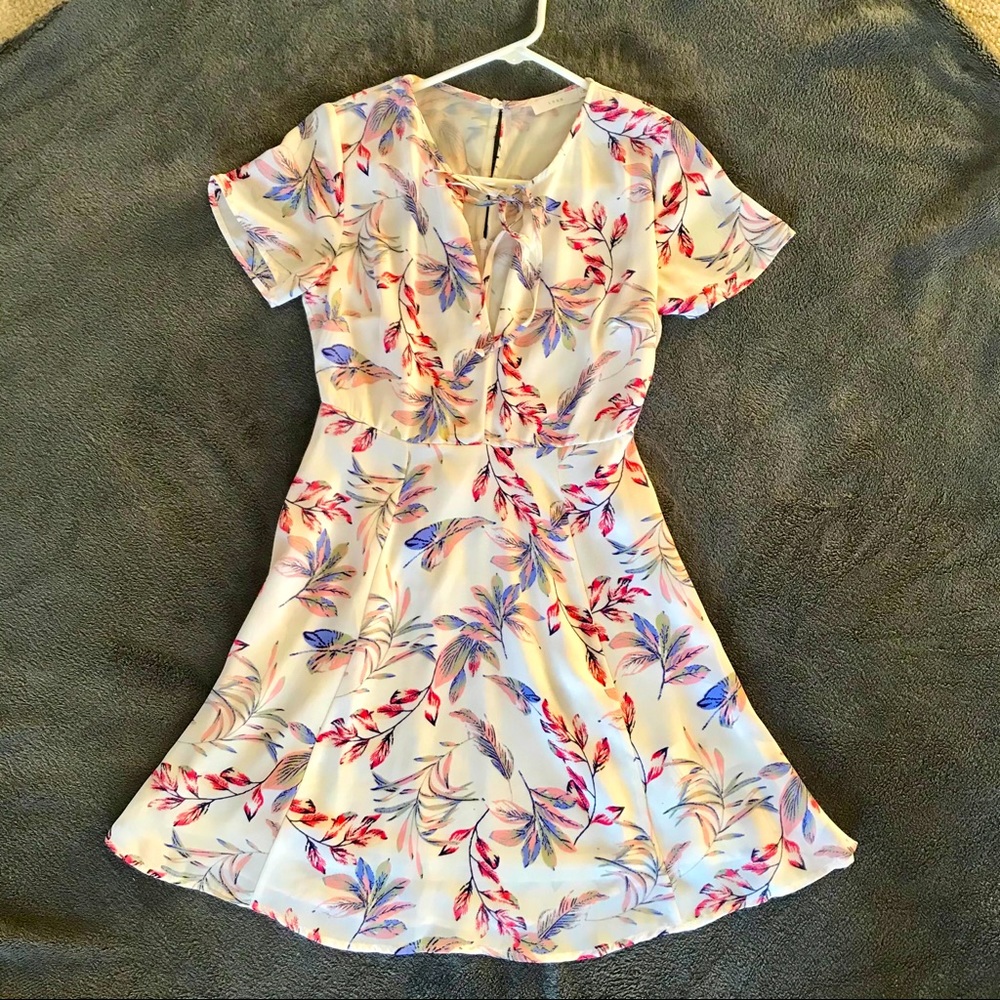 Spring floral dress